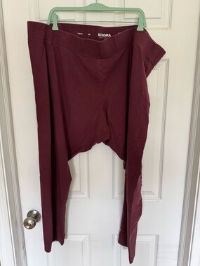 Sonoma Wine Red High-Rise Leggings